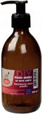 Glazen pompflesje 300 ml amber - Pomp 300 ml