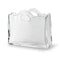 Glazen tas 'baggy' h26 d30x10 cm