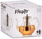 Glazen theepot 1100 ml met filter/infuser en handvat - Theepotten/theekannen van glas - Theepot met thee infuser