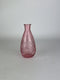 Glazen vaasjes roze 10 cm - woonaccessoires - Kaarsenhouder - Vaasje glas- Bloemenvaasje - Decoratie