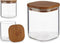 Glazen Voorraadpot Met Bamboe Deksel (880 ml)