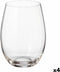 Glazenset Bohemia Crystal Clara 560 ml Kristal 6 Onderdelen (4 Stuks)