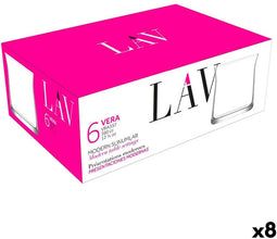 Glazenset LAV Vera 360 ml 6 Onderdelen (8 Stuks)