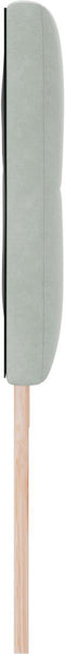 vidaXL - Hoofdbord - met - knopen - - - Gequilt - - - Lichtgrijs - - - 180 - cm - - - Velours