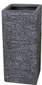 Plantenbak Utah Cubihi - l34 x b34 x h71cm - Donkergrijs