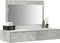 vidaXL - Wandhanger - Kaptafel - Betonnen - Grijs - 100x40x70 - cm