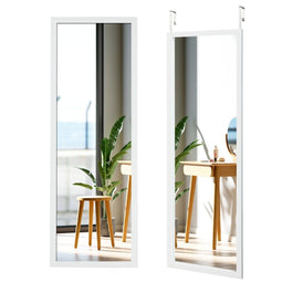 Coast Wandspiegel - Verstelbare Ophanghaken - 120 x 37 cm - Wit