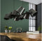 Hanglamp Kinetic 8 lampen - Charcoal