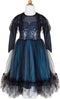 Great Pretenders Verkleedkledij Luna the Midnight Witch - Heksenjurk - 7/8 jaar