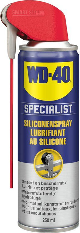WD-40® Specialist Siliconenspray - Voorkomt roest en corrosie - Smeert en beschermt - 250ml