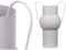 Vaas Grijs Staal 22 x 32 x 14 cm (6 Stuks)