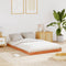vidaXL - Bedframe - massief - grenenhout - wasbruin - 140x200 - cm