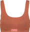 PUMA Women's Sporty Padded Top - Sporttop - Zacht en comfortabel - Bruin
