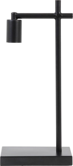 Light & Living Tafellamp Corby - Zwart - 21x12x45.5cm - Modern