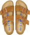 Birkenstock Arizona SFB VL - Dames Slippers - Smal - Mink - Maat 39