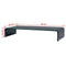 vidaXL - Tv-meubel/monitorverhoger - zwart - 70x30x13 - cm - glas