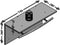 FMD Wandkapstok 72x29,3x34,5 cm eikenkleurig