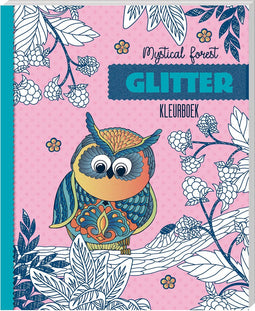 Glitter kleurboek - Mystical Forest