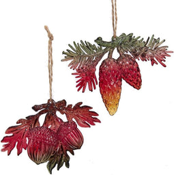 Glitter Pinecone/Acorn 5 Inch