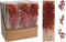 Glitter tak 30 cm 3ass rood kerstversiering