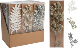 Glitter tak 30 cm 9ass design kerstversiering