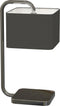 MIRO CUBE - Tafellamp E27 - Chroom en zwart - Hoogte 50 cm