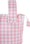 Organizer tas voor kinderwagen Mi bollito Roze Vichy 15 x 18 x 45 cm