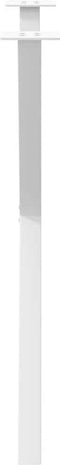 vidaXL - Eettafelpoten - 2 - st - X-vormig - 70x(72-73) - cm - staal - wit
