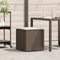 vidaXL - Kussenbox - Bruin - 50x50x50 - cm - van - Poly - Rattan