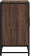 vidaXL - Wastafelkast - 65x33x60 - cm - bewerkt - hout - bruin - eikenkleur