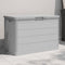 vidaXL - Kussenbox - 77,5x44,5x53 - cm - polypropeen - grijs