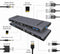 Gembird A-CM-COMBO10-01 - Hub USB - 3x USB 3.2 Gen 1 - Grijs