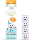 Glo Pals Party, Light Up Cubes, Wit, 4 Stuks