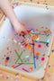 Glo Pals Party, Light Up Cubes, Wit, 4 Stuks
