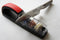 Global MinoSharp Messenslijper 0550BR - 23 cm - Rood/Zwart