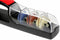 Global MinoSharp Messenslijper 0550BR - 23 cm - Rood/Zwart