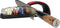 Global MinoSharp Messenslijper 0550BR - 23 cm - Rood/Zwart