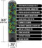 Global Novelties Vibrator Love Toy PRINTS CHARMING BUZZED CANNA QUEEN Multicolours