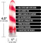 Global Novelties Vibrator Love Toy SWEET TWISTULTI-SPEED Rood