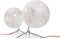 globe Nodo 30cm diameter met verlichting wit / rood NR-0331NONO-GB