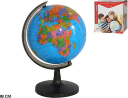 Globe - Wereldbol - Klassiek - veelkleurig - Spaans - 18x18x30cm