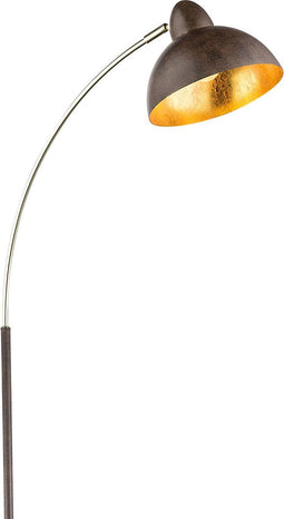 Globo vloerlamp Anita - bruin - metaal - 24703SR