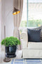 Globo vloerlamp Anita - bruin - metaal - 24703SR