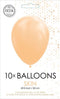 Globos Ballonnen 30 Cm Latex Crème 10 Stuks
