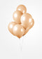 Globos Ballonnen 30 Cm Latex Crème 10 Stuks