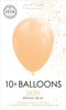 Globos Ballonnen 30 Cm Latex Crème 10 Stuks