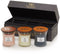 WoodWick Hourglass - Geurkaars Deluxe Cadeauset - 3 Mini - Floral - 60 branduren