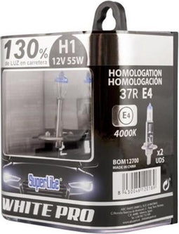 Gloeilamp voor de auto Superlite BOM12700 H1 12V 55W 4000K