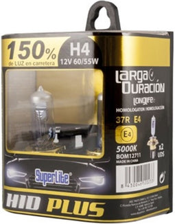 Gloeilamp voor de auto Superlite HID PLUS H4 12V 55/60W 5000K 37R/E4