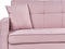 GLOMMA - Slaapbank 3-zits - Roze - Polyester
